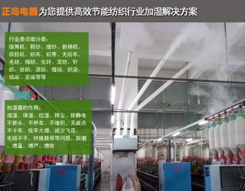 織帶車間加濕機
