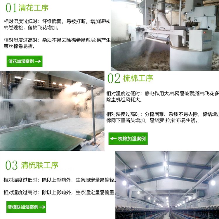 清梳棉車間加濕機